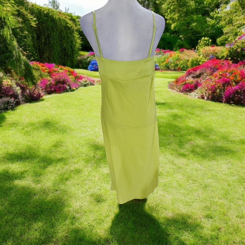 NWT A New Day Chic lime green Maxi dress Size XS - Picture 5 of 6